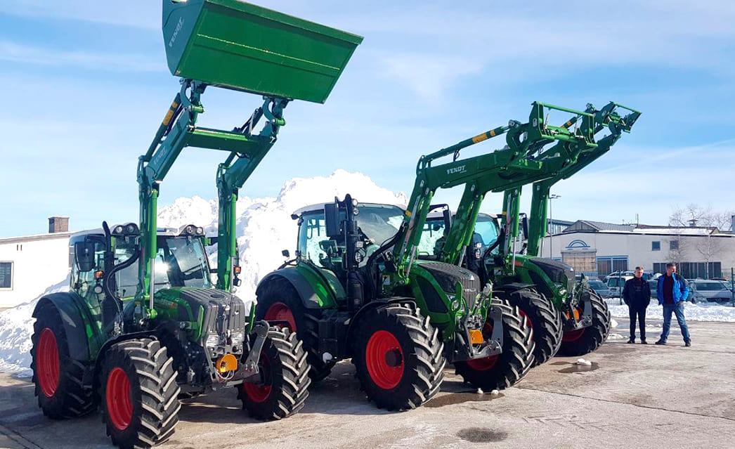 Тракторы Fendt на заводе в Марктобердорфе