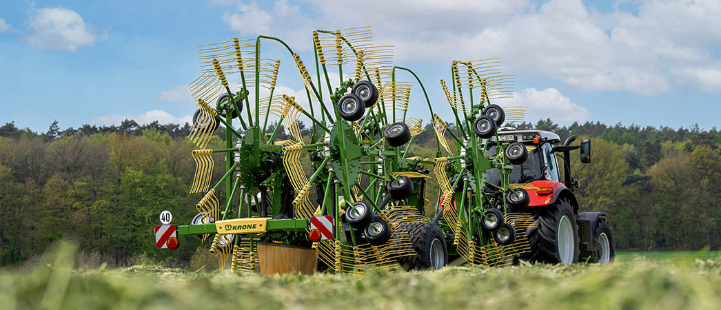 Новый валкователь KRONE Swadro TC 1570
