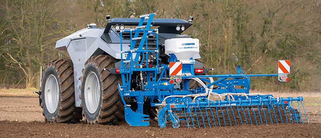 Автономный трактор Krone Lemken