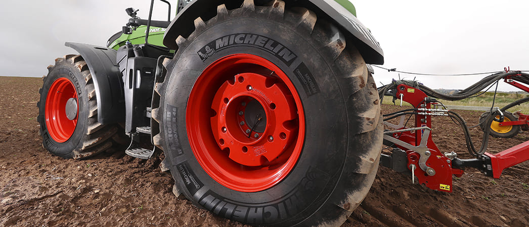 Шины Michelin на тракторе Fendt
