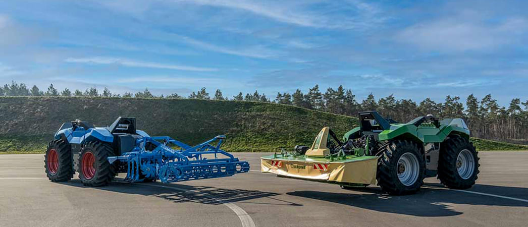 Автономный трактор от Krone и Lemken