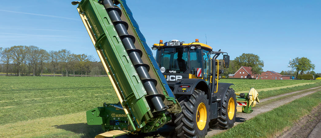 Задненавесная косилка KRONE EasyCut R 360 Collect