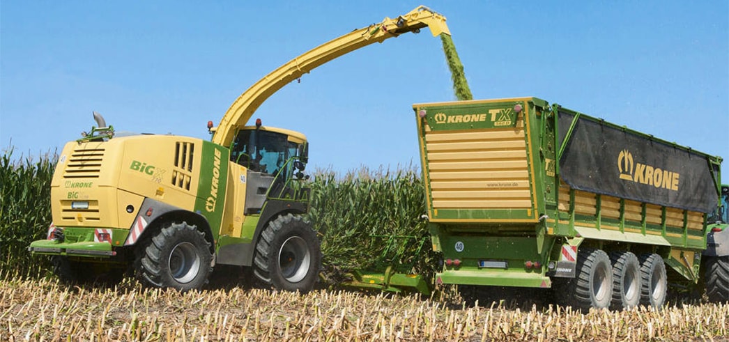 Кормоуборочный комбайн Krone BiG X