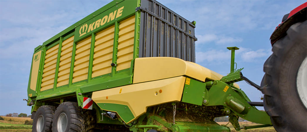 Саморазгружающийся прицеп Krone MX с дозатором