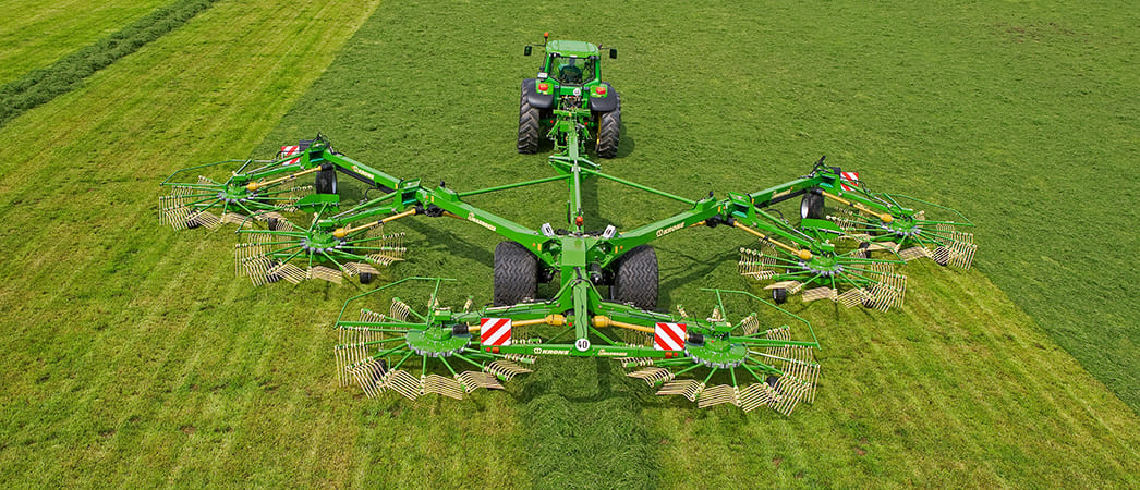 Шестироторные грабли-валкователи Krone Swadro 2000