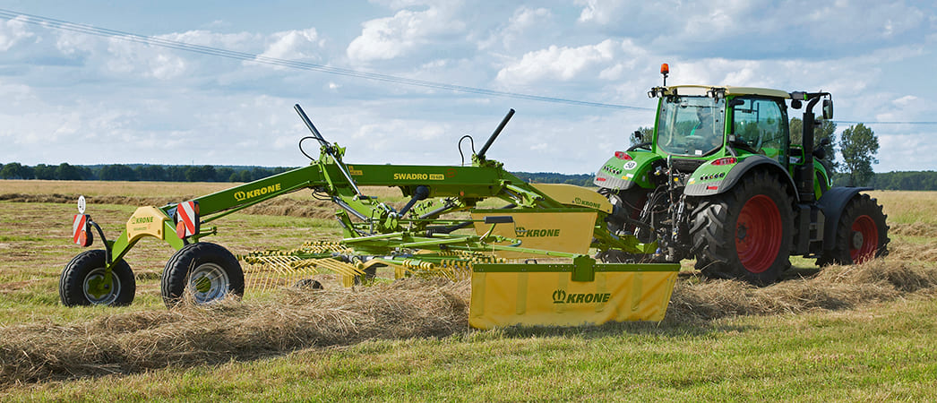 Двухроторные грабли-валкователи Krone Swadro