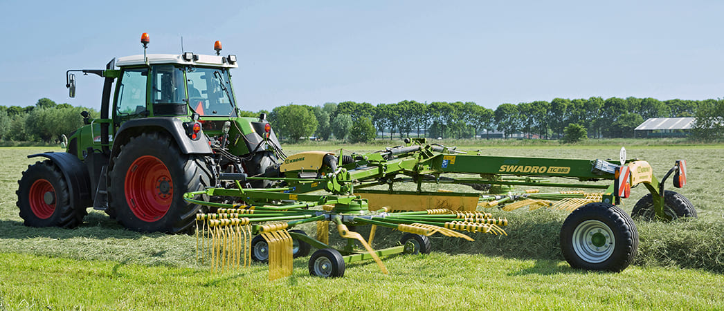 Двухроторные грабли-валкователи Krone Swadro