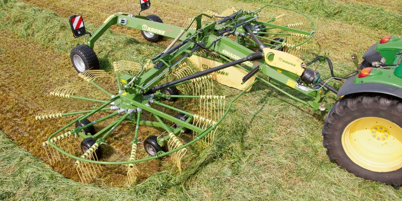 Фото Krone Swadro двухроторные с центральной укладкой