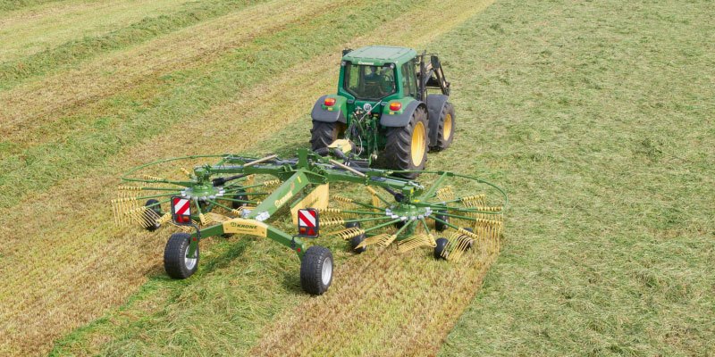 Фото Krone Swadro двухроторные с центральной укладкой