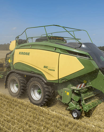 BiG Pack 1290 HDP II с главным редуктором Liebherr — новый уровень прессования соломы