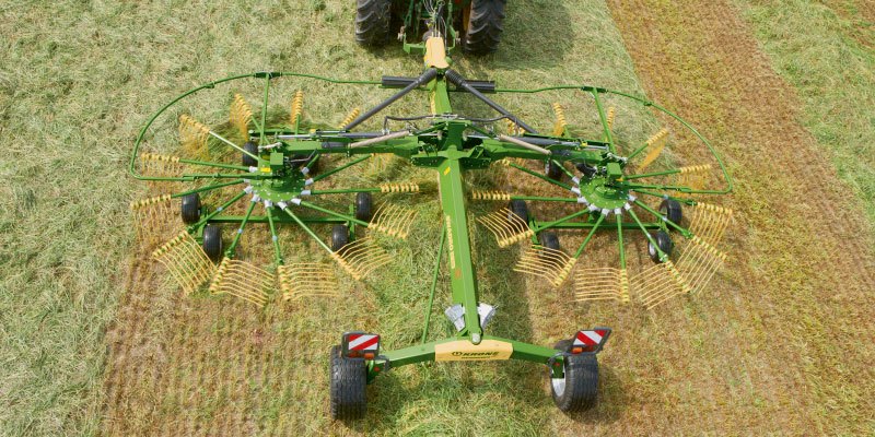 Фото Krone Swadro двухроторные с центральной укладкой